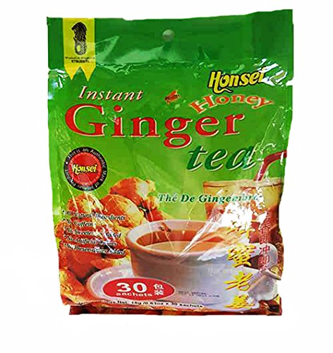 Honsei Instant Ginger Honey Tea (30 Sachets)