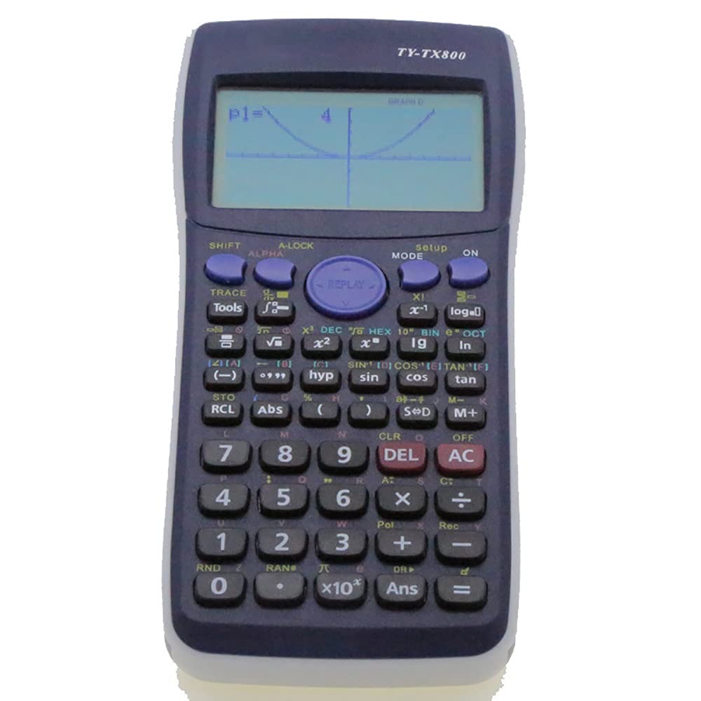 High-end Drawing dot Matrix Display graphing Calculator, Office graphing Calculator, Dark Blue