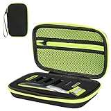 PREMIUM MATERIAL : Die Hartschalen-Reisetasche für die QP2630 / QP2520 Elektrorasierer-Serie besteht aus hochwertigem EVA-Material, stoßfest, staubdicht, wasserdicht und langlebig.