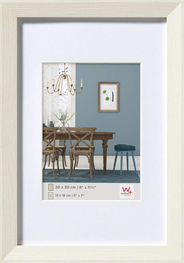 walther design EF015W Fiorito Holzrahmen 10x15 cm, weiss