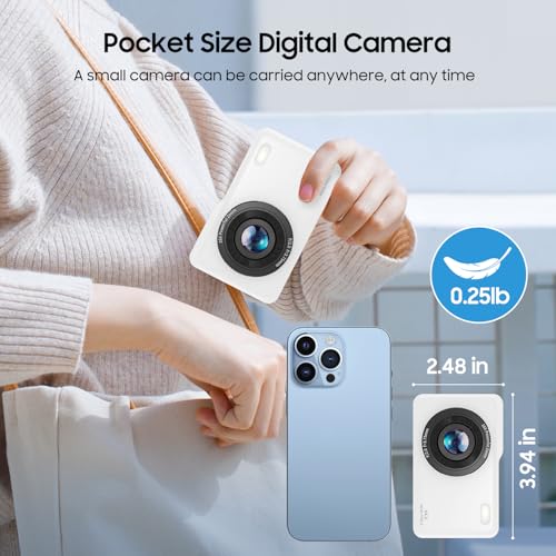 64MP Dual Lens Autofocus Point and Shoot Digital Camera - image 4