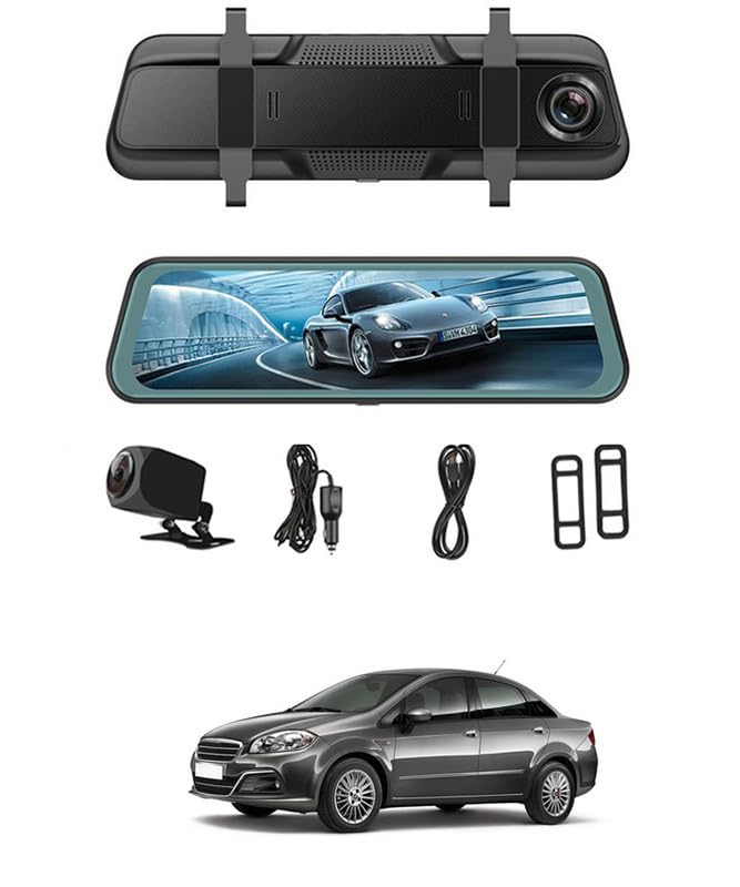 AYW 9.66 Inch Full Touch Hd/Rearview/170 Degree Angle/G-Sensor/Starlight Night Visson/Recording Screen 143