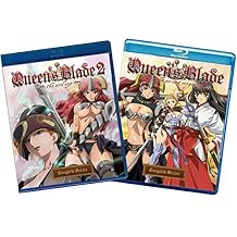 Queens Blade Complete Series 1 & 2 Ep 1-24 + OVAs  4 Disc Blu-Ray set