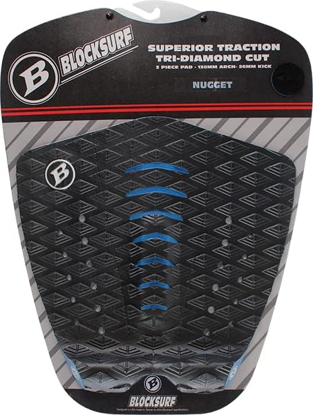 Boardparadise Block SURF Nugget TAILPAD BLK/Blue