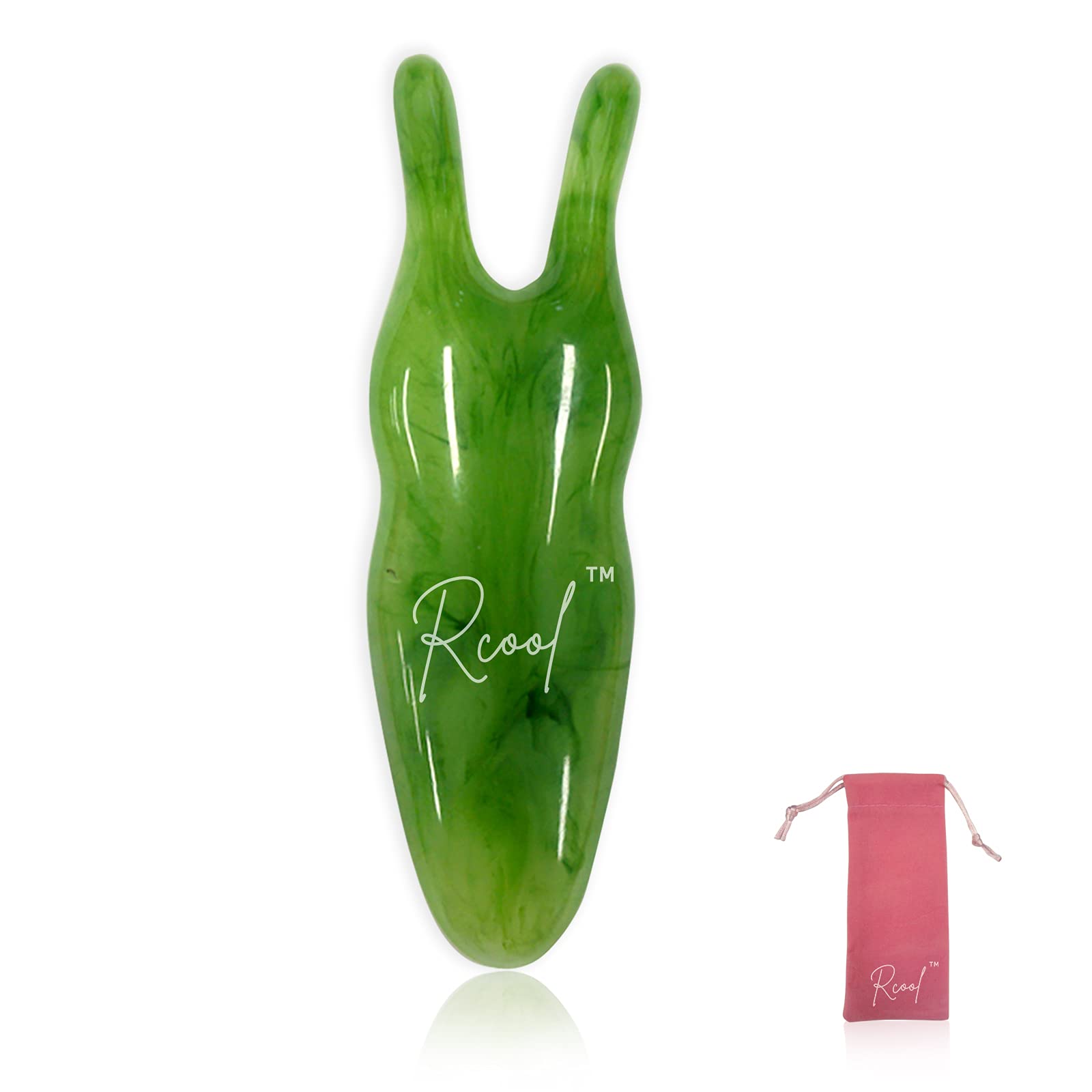 Gua Sha Facial Tools,Rcool Guasha Tool for Face,Gua Sha Massage Tool for Nose、Face&Body,Relieve Rhinitis、Tensions and Reduce Puffiness.