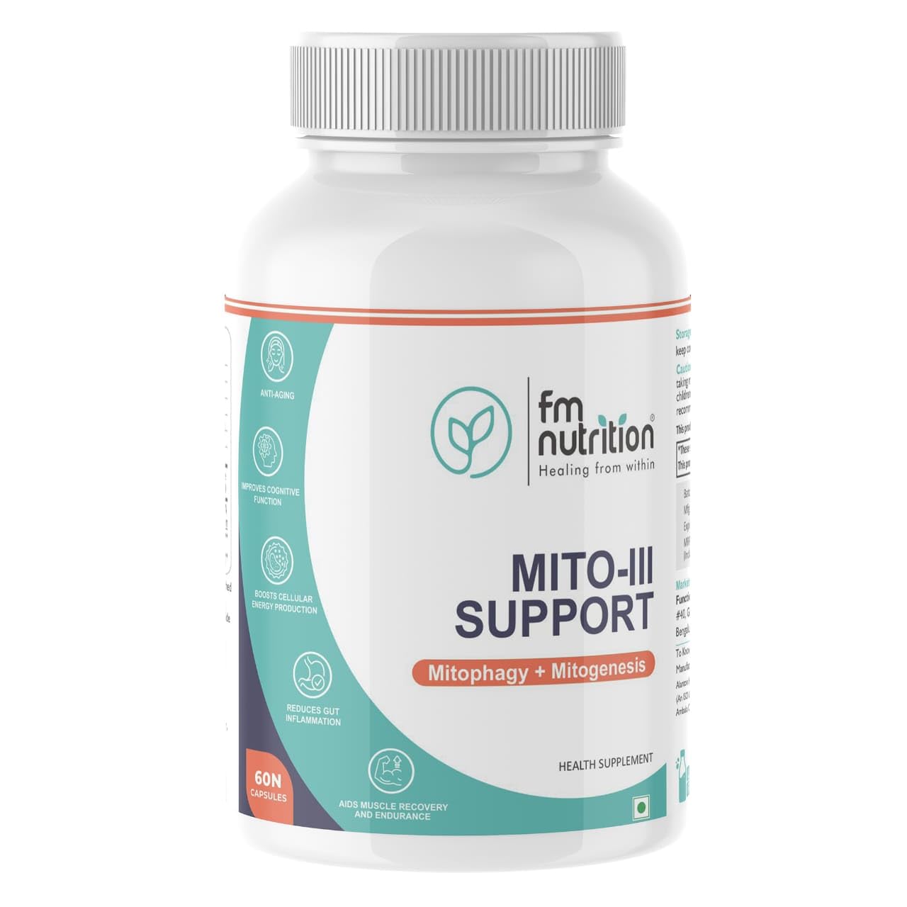 Mito‑III Energy Production Cofactors Complex – 60 Veg Capsules – Cellular Energy, Stamina & Vitality Support for Muscle Strength & Cognitive Wellness-image-47