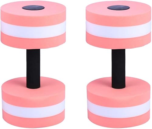 Miniatura 8 de Juego de pesas para ejercicio acuático, 2 mancuernas de espuma EVA de alta densidad, juego de mancuernas de agua para ejercicios aeróbicos acuáticos