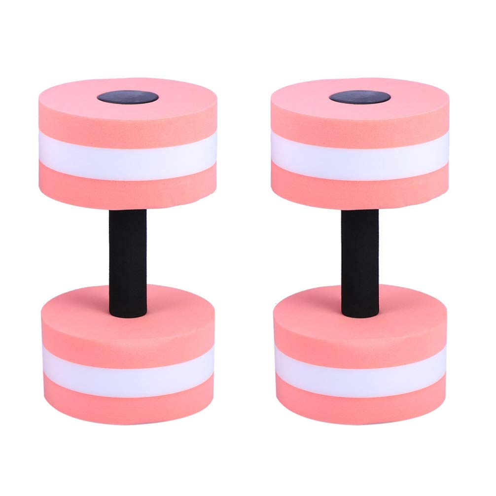 SEWACC Lot de 2 haltères d'exercice aquatiques en mousse EVA haute densité pour l'eau, l'aérobic (couleur aléatoire)