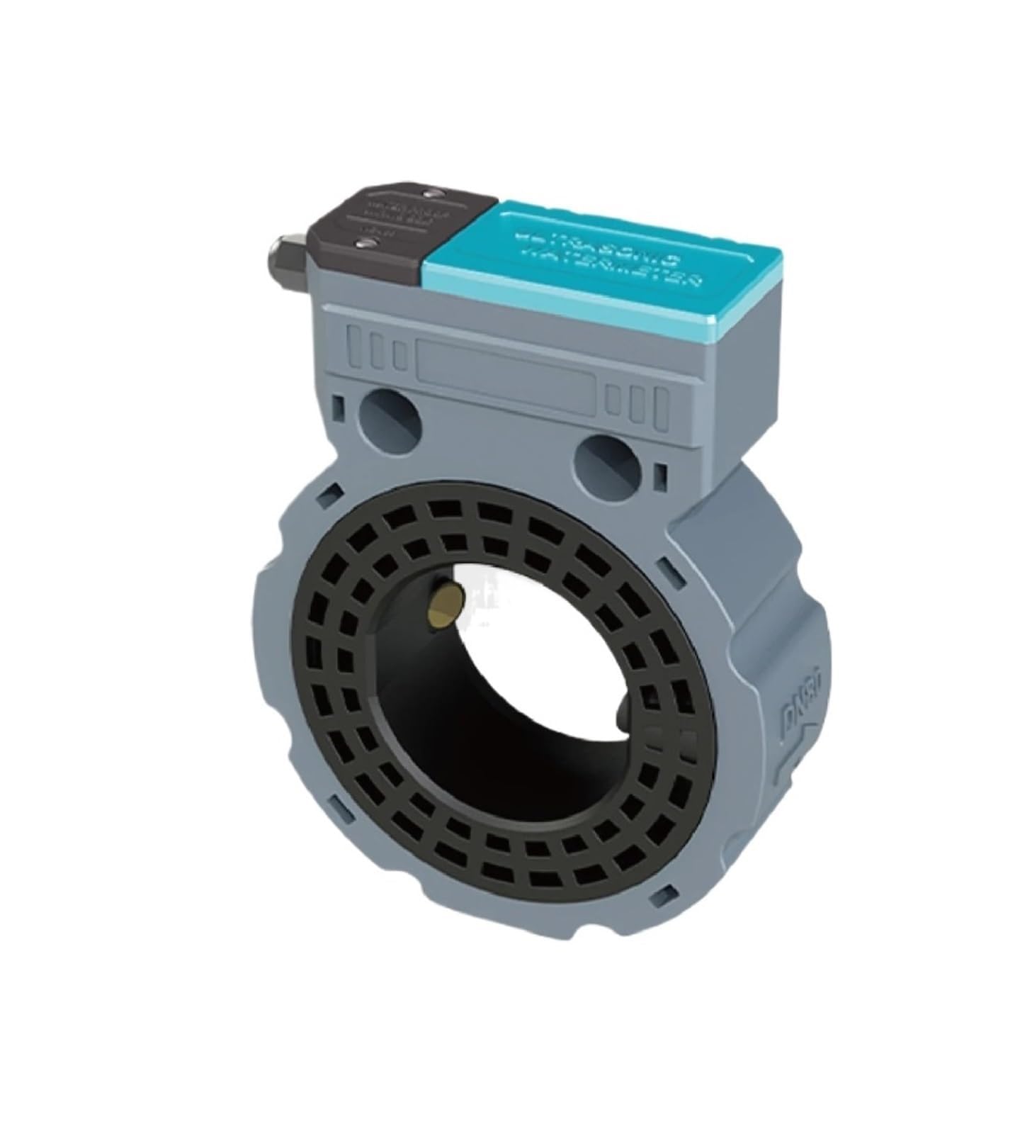 Ultrasonic Flow Meter Clamp-On Flow Transducer Digital Non-Invasive Water Flow Meter Portable Handheld Liquid Flow Meter(Dn50)