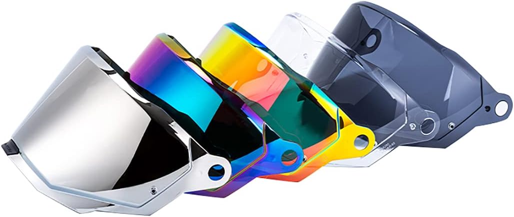 VCOROS Motorcycles Helmets Shield For Explorer Carbon XT Adventure/Explorer MX Helmet Visor Replacement Accessories（Chrome Silver）