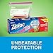 Ziploc Quart Food Storage Slider Bags, Power Shield Technology for More Durability, 20 Count