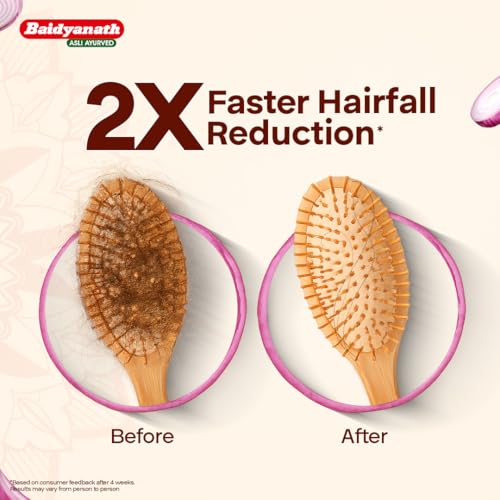 Image of Baidyanath Red Onion Hair Oil 200ml | Anti Hair Fall & Hair Growth Oil