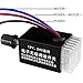 uniquegoods DC Motor Speed Controller Universal DC 12V 24V 10A Electronic Stepless Speed Regulator Switch for Car Truck Fan Heater Control