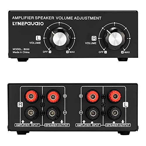 Hosioe 150W 14AWG Caixa de controle de volume do alto-falante passivo de mesa Amplificador Ajuste de