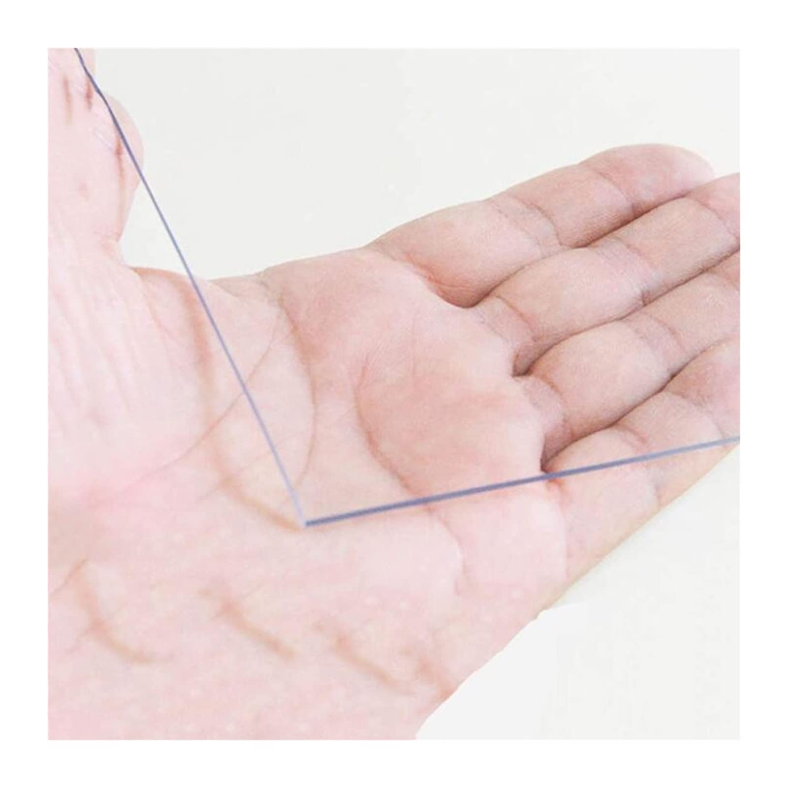 Tapis de Protection de Sol en PVC Transparent Tapis de Porte Tapis en Plastique Protecteur de Sol en Bois Ménage Tapis antidérapant imperméable, 1,5 mm d'épaisseur, 60/70/80/90/100/110/120/1