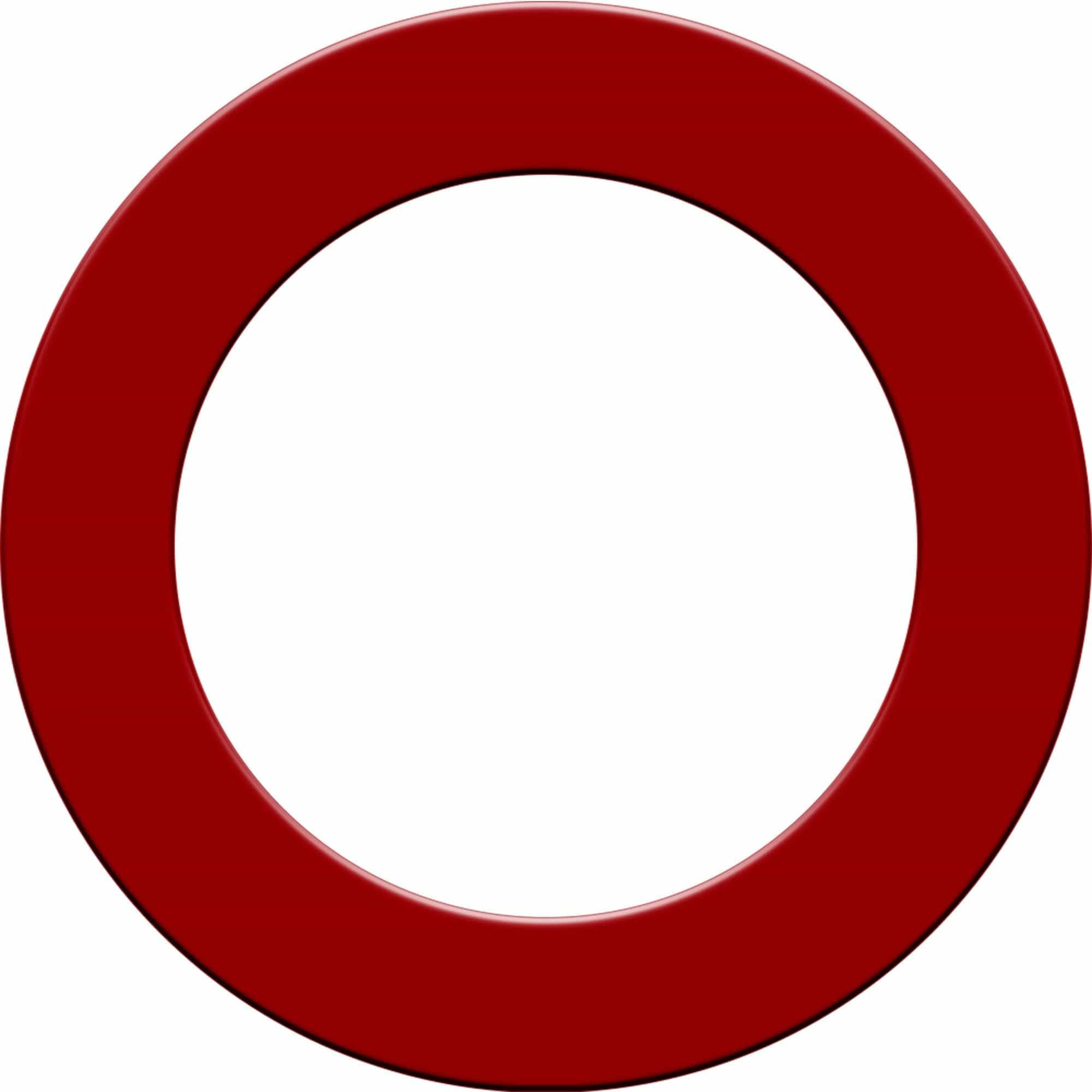Designa Darts Dartboard Surround | Heavy Duty Design Collection | Red