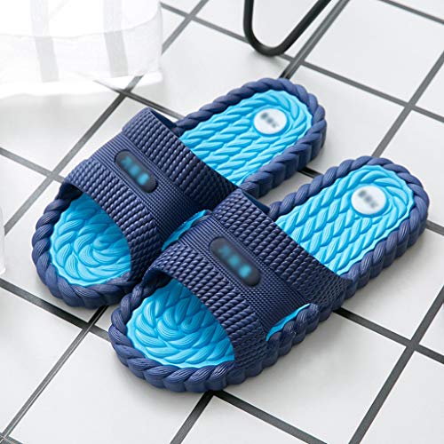 liushop Herren Slippers Dusche Schuhe Bad Slipper Sandale for Damen und Herren Badezimmer Pool, schnelltrocknende Massage Foam Badezimmer Hausschuhe Dusche Sandale Dusch- und Badeschuhe Cover