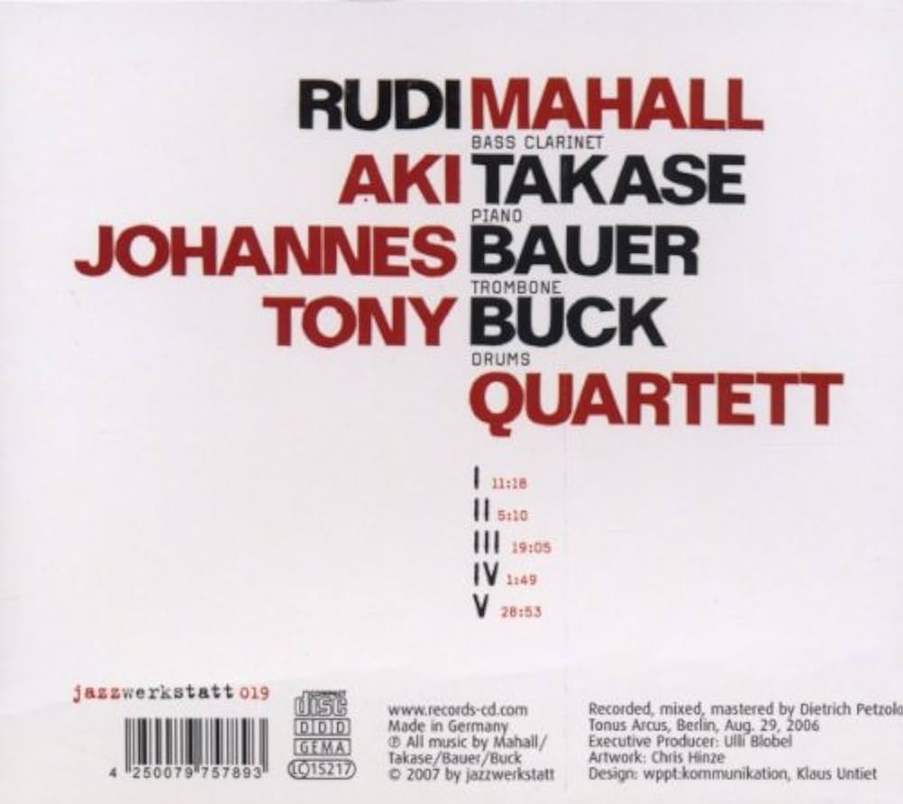 その他 Rudi Mahall Quartet [CD] Rudi Mahall Quartett : Rudi Mahall | HMV&BOOKS online - JW019