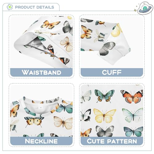 JUNZAN Vintage Mint White Little Kids Sweatshirts Hoodies Crewneck Hoodies for Girls Party 4T3