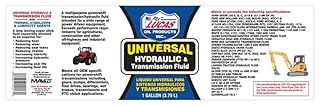 Lucas Oil 10017 Universal Hydraulic & Transmission Fluid - 1 Gallon