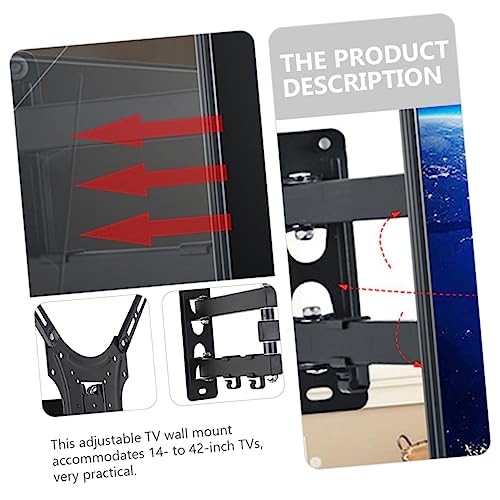 Support mural orientable pour téléviseur et écran TV réglable