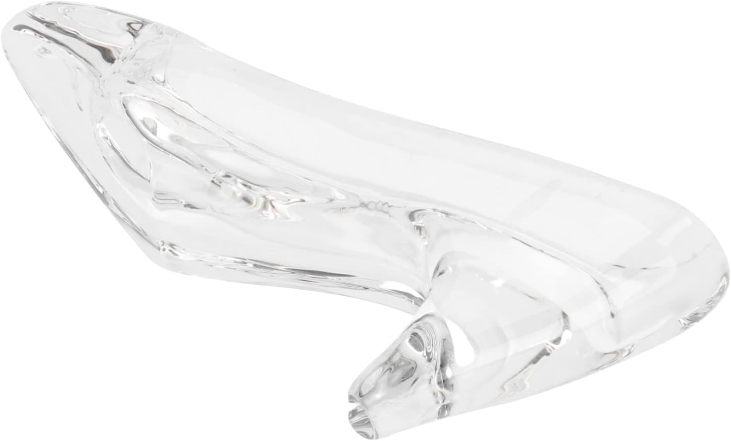 1pc Decorative Mini Crystal High Heel Shoe Adornment Crystal Shoe for Wedding Props DIY Desktop Decor and Elegant