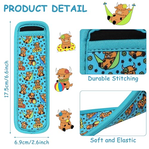 Image of Ice Pop Sleeves, 6 Packs Anti-freezing Popsicle Holders Bag for Kids, Freeze Pops Ice Sleeves Holder, Reusable Washable Ice Pop Neoprene Insulator Sleeves for Boys Girls. (Multicolor-6)