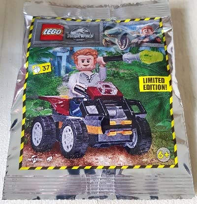 Jurassic World: Owen Grady Minifigure con Quad ATV - Lego - Immagine 1