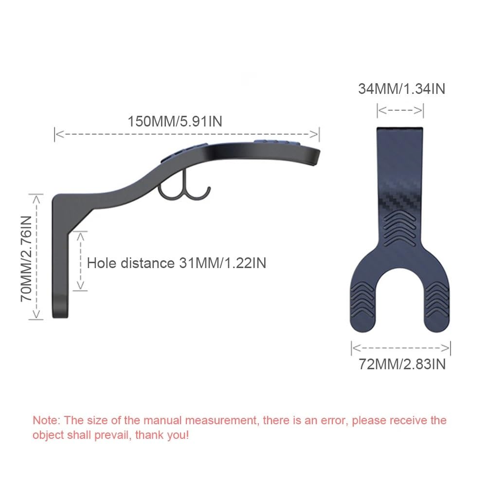 Helmhalterung Wand 10-1 PCS Motorradhelm-Hakenständer Mehrzweck-Hakenaufhänger Home Gepäckjackenhalter Küchenschrank Regal Wandhalterung Haken
