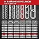 SCREW REBEL 8,0 mm starke Edelstahlkette A4 rostfrei, Ankerkette 5 m lang, kalibriert, Hängekette kurzgliedrig DIN 766, Eisenkette, Rundstahlkette V4A mit 5 Meter Länge
