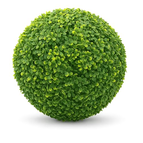 eacommerce Sfera di Bosso Sintetica Palla Artificiale Buxus Arredamento da Giardino Colore Verde | Pianta decorativa (55 cm)