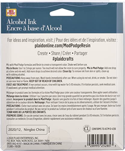 Mod Podge, Beach Please Alcohol Set of 2 .67 fl oz / 20 ml Kit, DIY Epoxy Resin Ink Supplies for Arts and Crafts, 25285 - Thumbnail 3