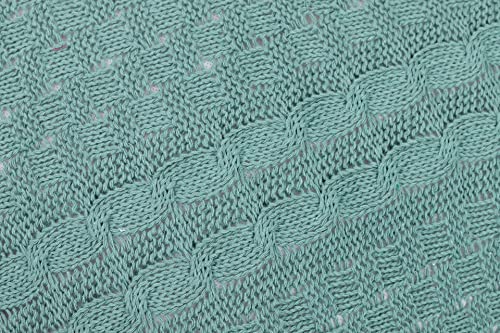 Coussin vert clair 50x50 cm haut de gamme aux finitions soignees - 4