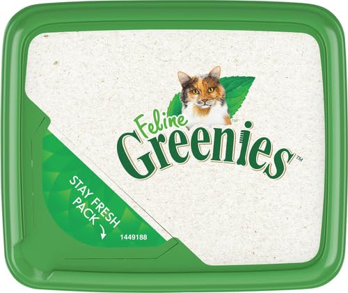 Greenies Feline Natural Crunchy Dental Cat Treats, Salmon Flavor, 9.75 oz