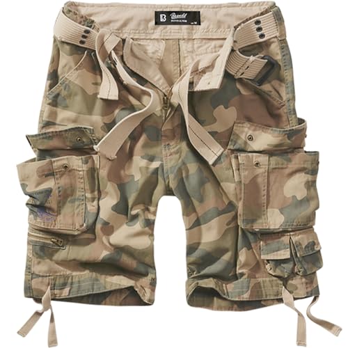 Brandit Relaxed Cargo Shorts, Farbe: Light_Woodland, Größe: 3XL