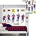 Produktbild alles-meine.de GmbH 18 Stück: XL Wandsticker _ Fußball Mannschaft - FCB - FC Barcelona - Fußballverein - incl. Name - zum Spielen & als Deko - selbstklebend + wiederverwendba..