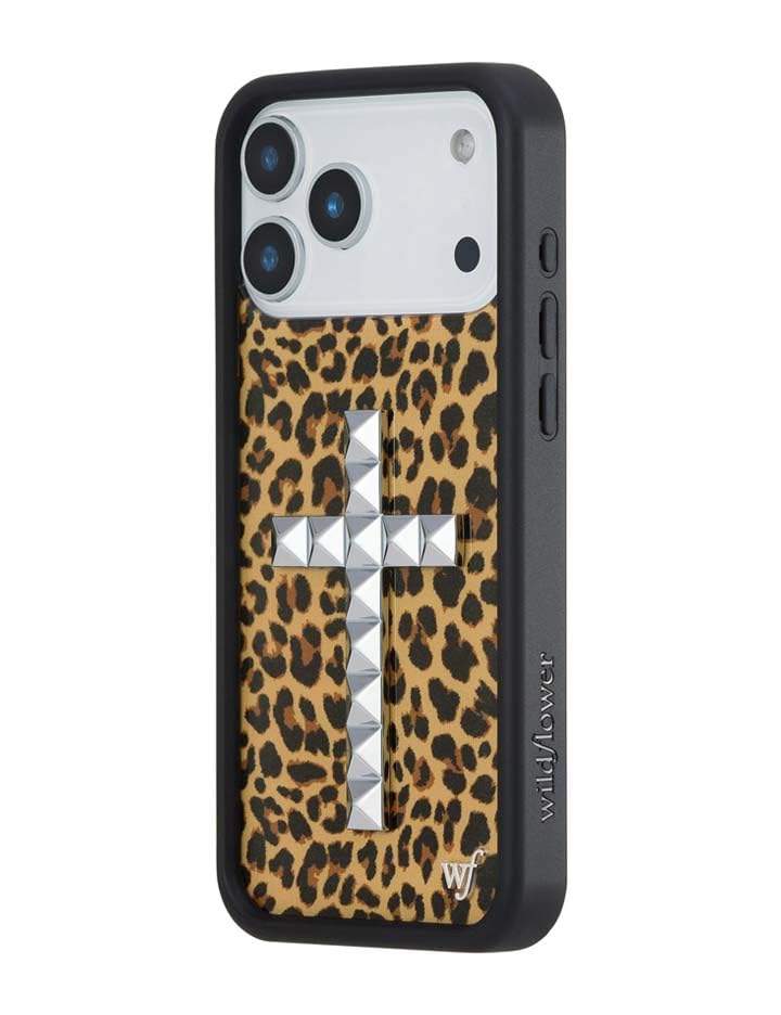 Image of Wildflower Cases - iPhone 17 Pro Max Compatible - Stud Cross Meow