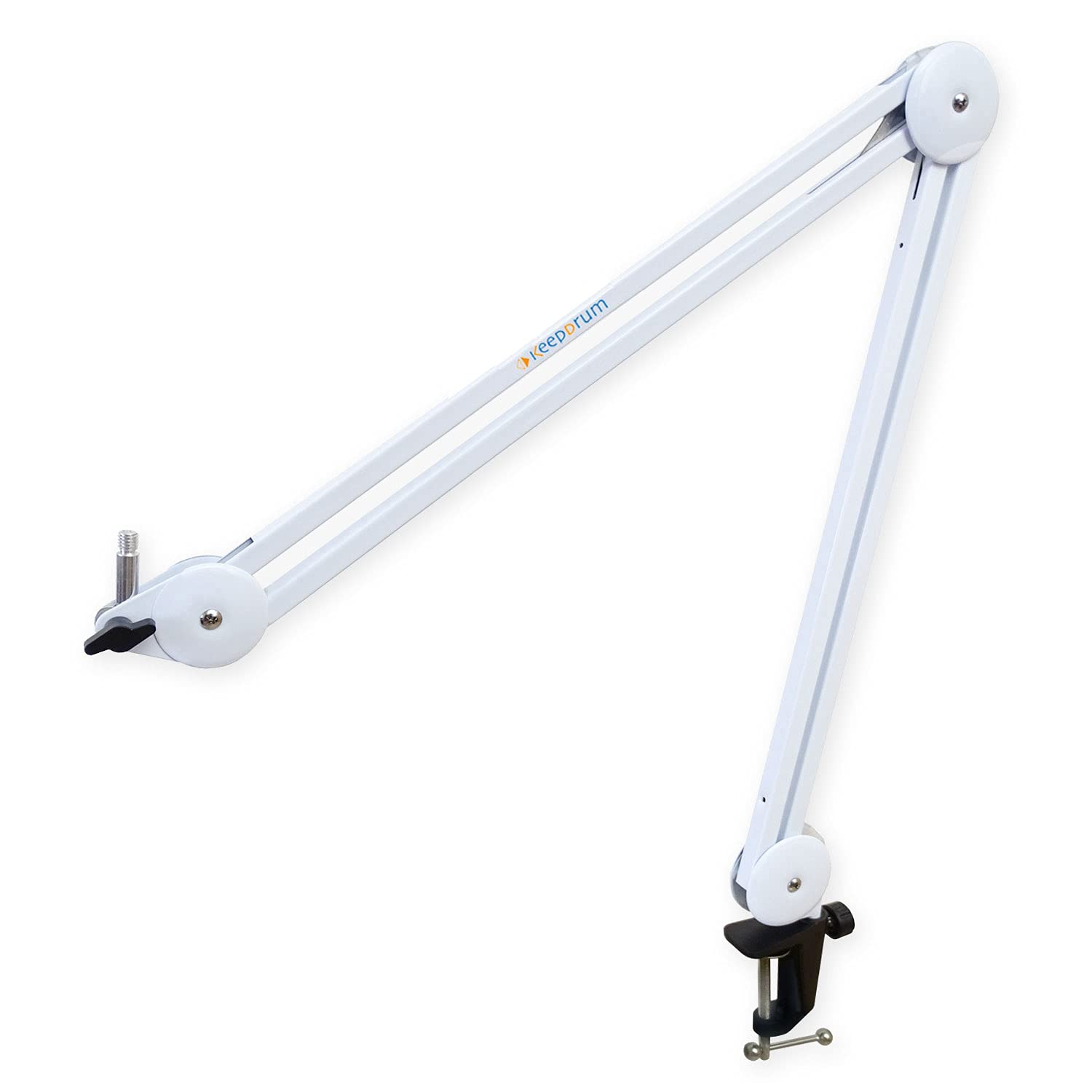 keepdrum MS138 WH - Brazo articulado para micrófono, color blanco