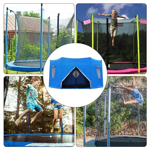 Missmisq Tente de Trampoline, Housse de Trampoline - Housse de Trampoline Pliable Housse de Tente de Trampoline Ronde de 14 Pieds,Accessoires de Trampoline nécessaires, Respirants, résistants au – Image 6