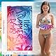Tolenre Strandtuch Mikrofaser Handtuch Groß 90x180cm, Strand Handtücher Groß, Mikrofaser Schnelltrocknend Leicht, Badetuch Strandtuch Sandfrei, für Damen Herren Reise Urlaub Schwimmen Sauna Yoga