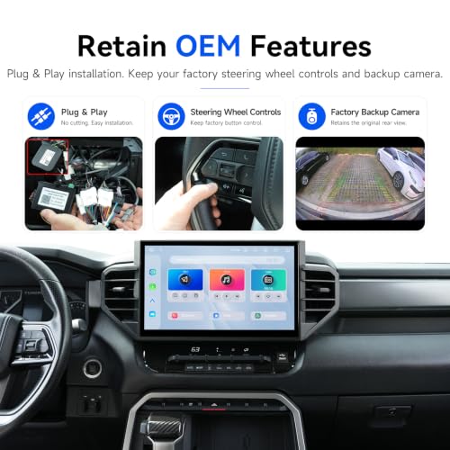 Dasaita Head Unit for Toyota Tundra 2022-2025, 14" QLED Car Stereo - image 5