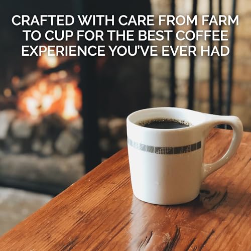 Stone Creek Coffee Dark Roast Whole Bean Coffee – 12 Ounce (Pack of 1) – Smooth Fresh Roasted Coffee Beans with Dark Chocolate Tasting Notes, 3 Volcanoes Dark Guatemala