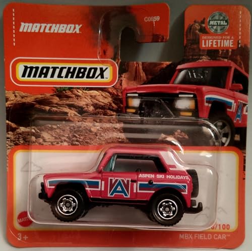 Matchbox 2024 MBX Field Car rojo miniatura 1