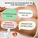 Massageöl für sex/öl sexöl Essbares Gleitgel gel für sex Erotisch Intim Den Intimbereich Paar Erwachsene entspannend aphrodisierendes Spielzeugspielzeug oral. BIO 100% natürlich (Erdbeere)