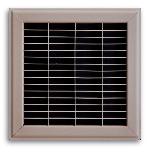 Grille d'air de retour au sol 35,6x35,6cm marron pour bouche d'aération et conduit de chauffage