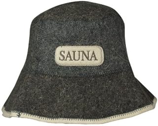 Cappello sauna con * sauna* Ricamo, in feltro (feltro cappuccio, sauna cappello) 100% in feltro