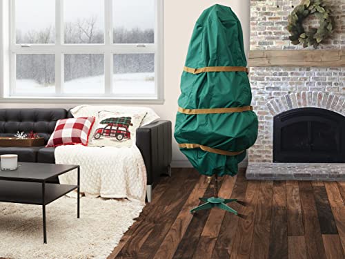 Covermates Keepsakes Upright Christmas Tree Storage Bag – Superior Protection, Cinch Straps – Holiday Storage-Green #TOP3