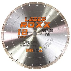 Laser Roxx – Disco de Corte de Diamante Herramienta (350 x 25,4 mm, Universal, para Hormigón)