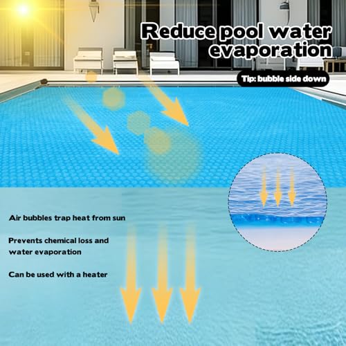 Cobertor Solar Rectangular para Piscina 9.8 x 6.5 pies miniatura 3