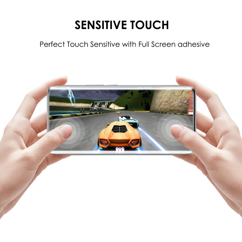 3 Pezzi Vetro Temperato UV Per Honor Magic5 Pro - Protezione Completa 3D Con Supporto Impronta Digitale